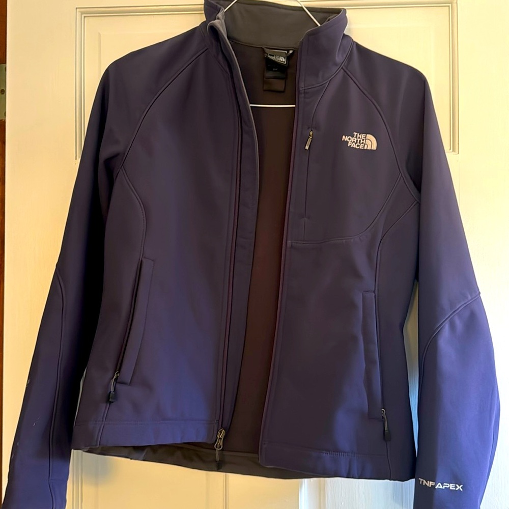 North face purple jacket